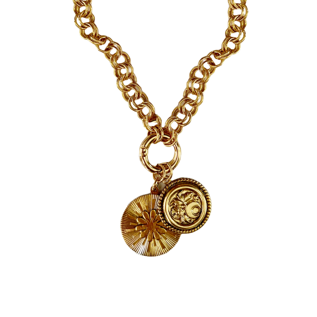 Cosima Chunky Link Necklace by Sandrine France Studio