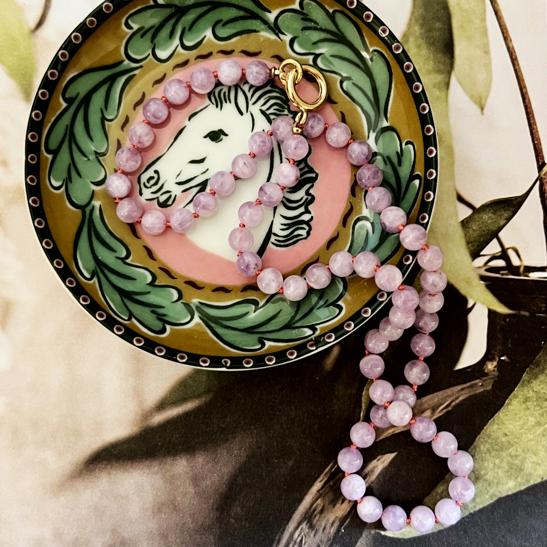 Amethyst Garden Necklace by Sandrine France Studio
