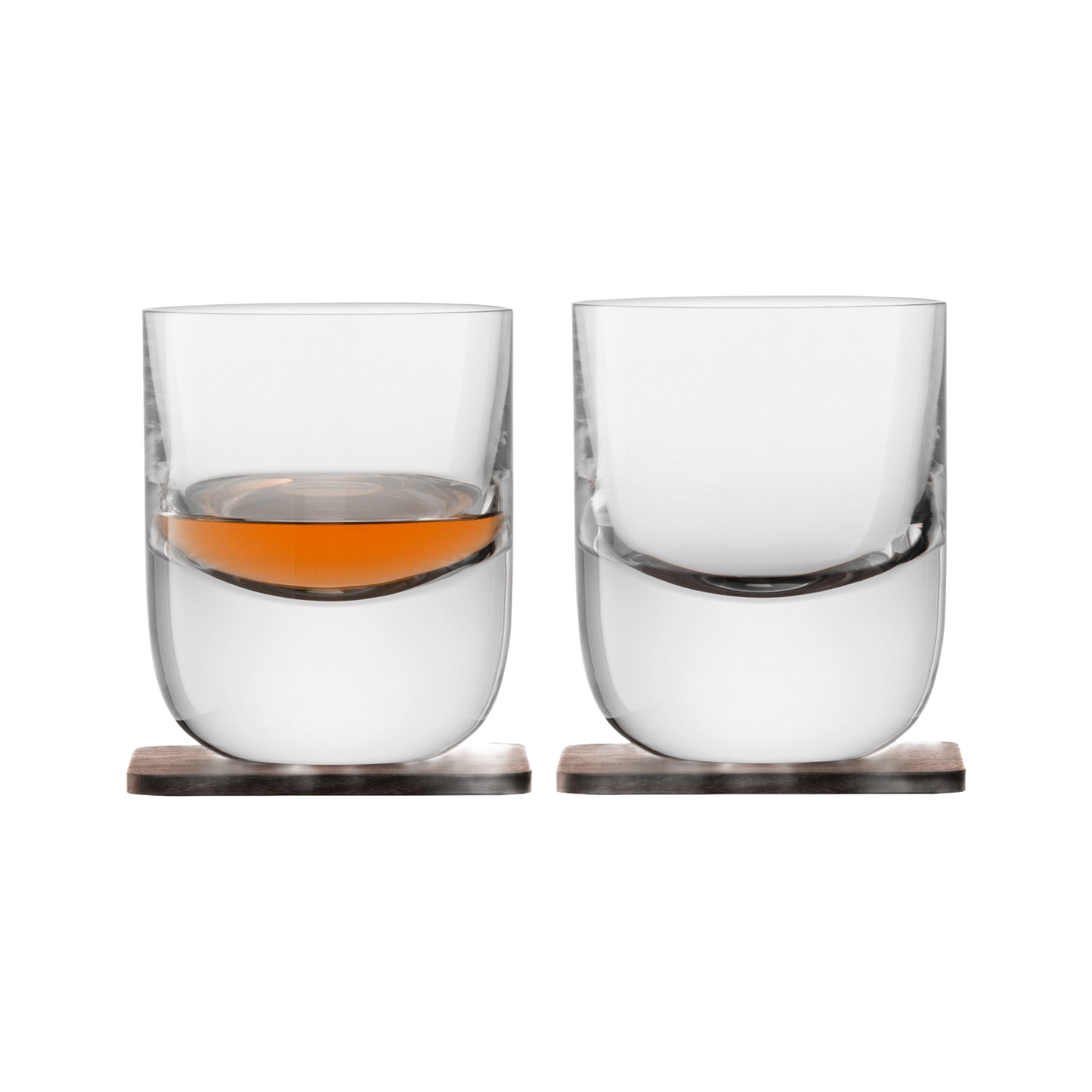 Whiskey Renfrew Tumbler Set with Walnut Coasters