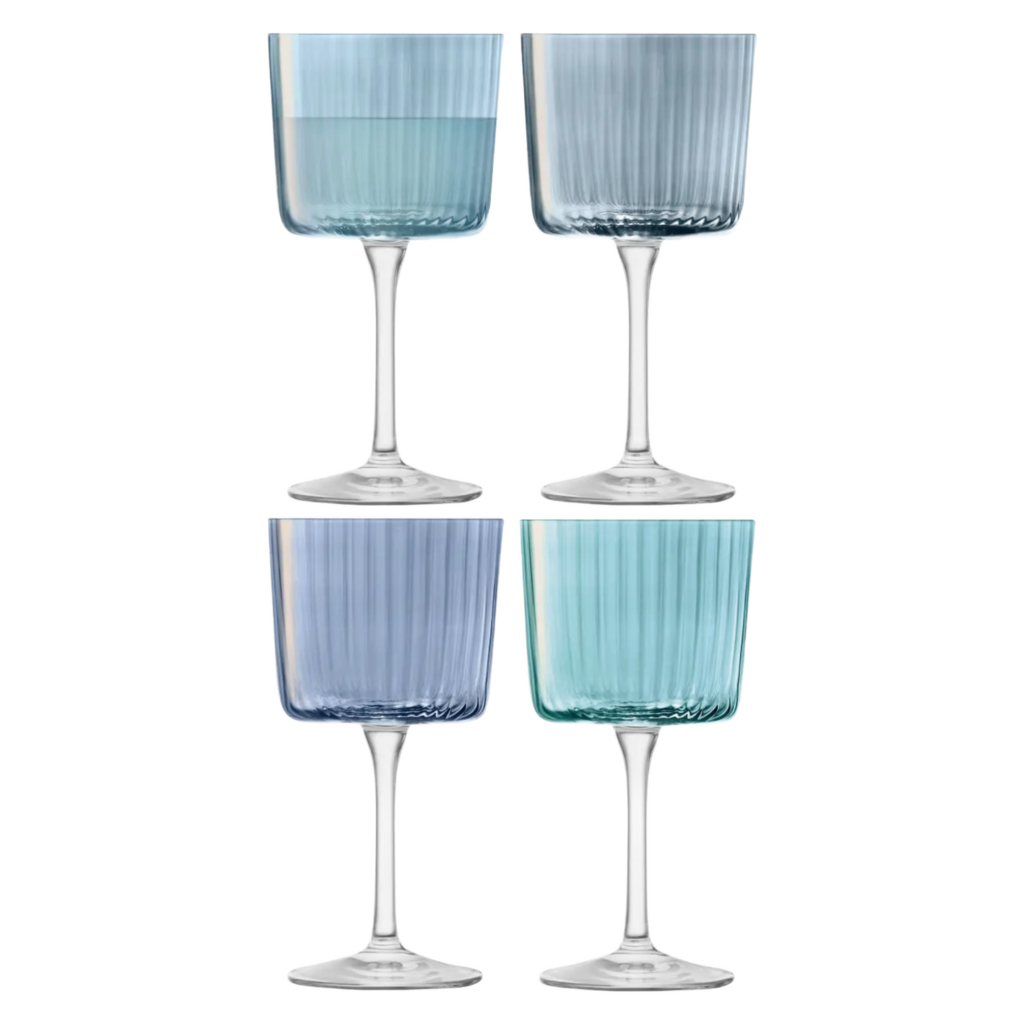 Sapphire Gems Wine Glass Set