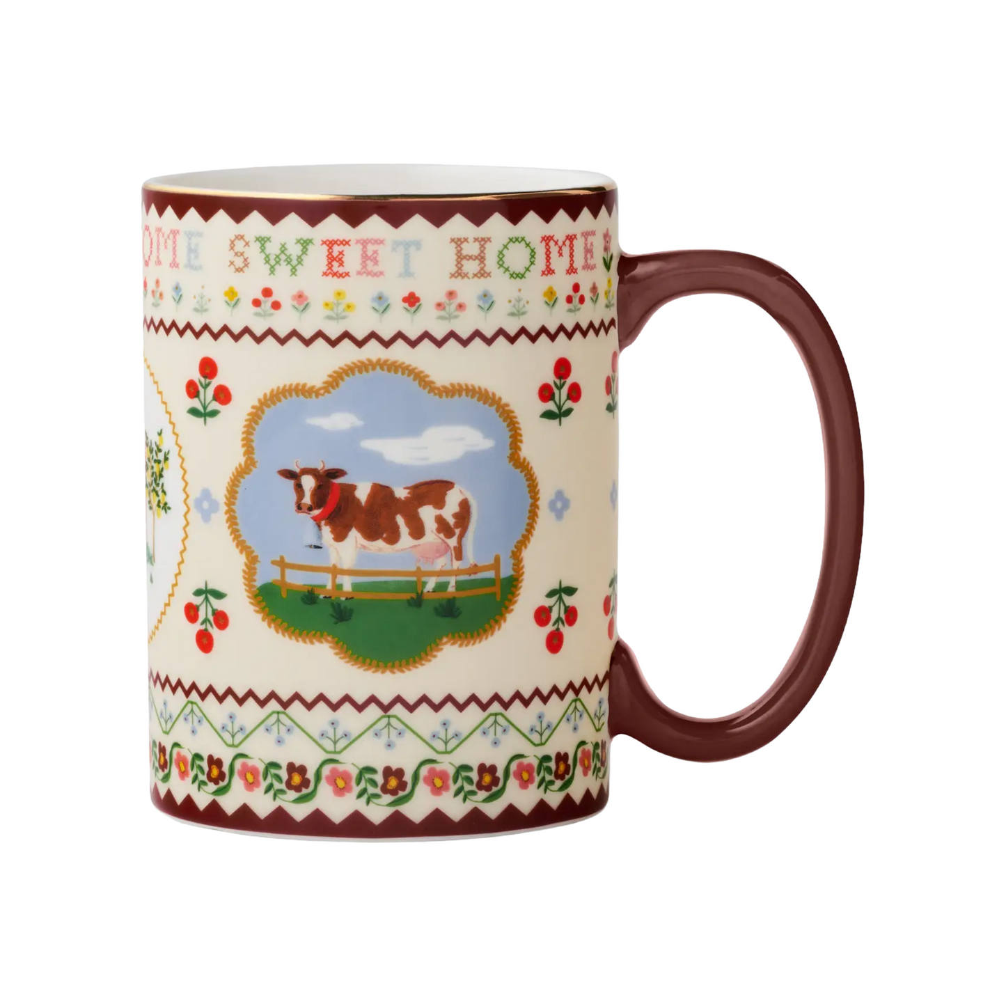 Home Sweet Home Porcelain Mug by Rifle Paper Co.