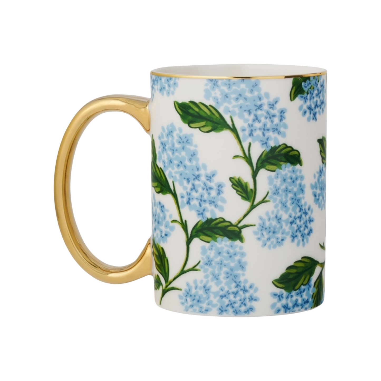Hydrangea Porcelain Mug