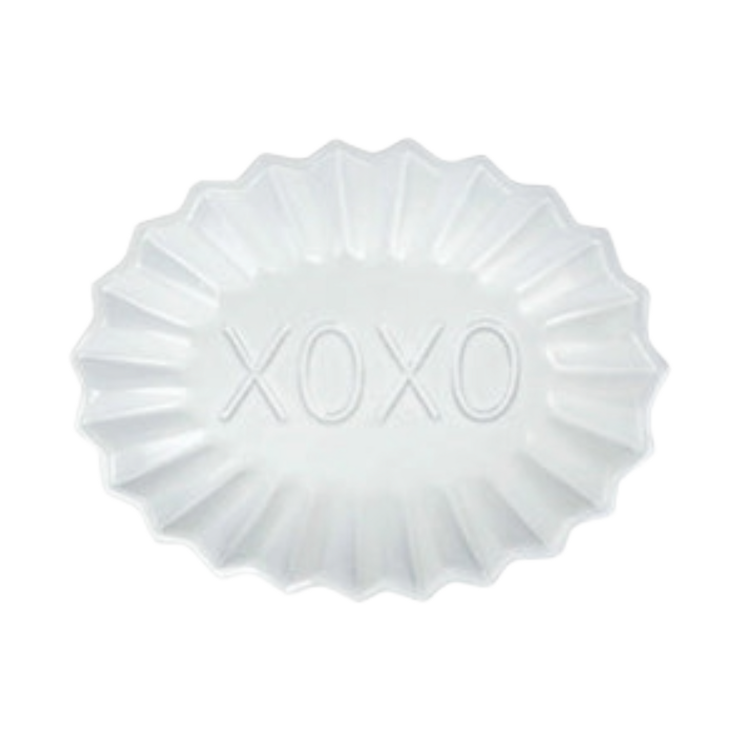 Incanto Pleated XOXO Plate