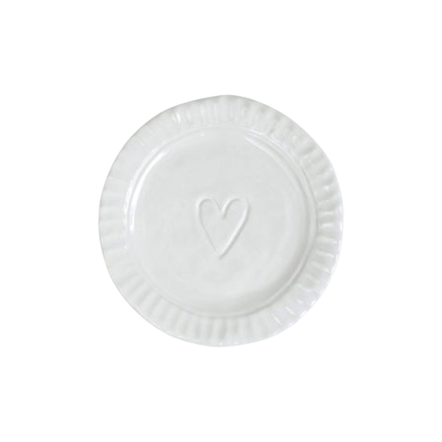Pietra Serena Heart Plate