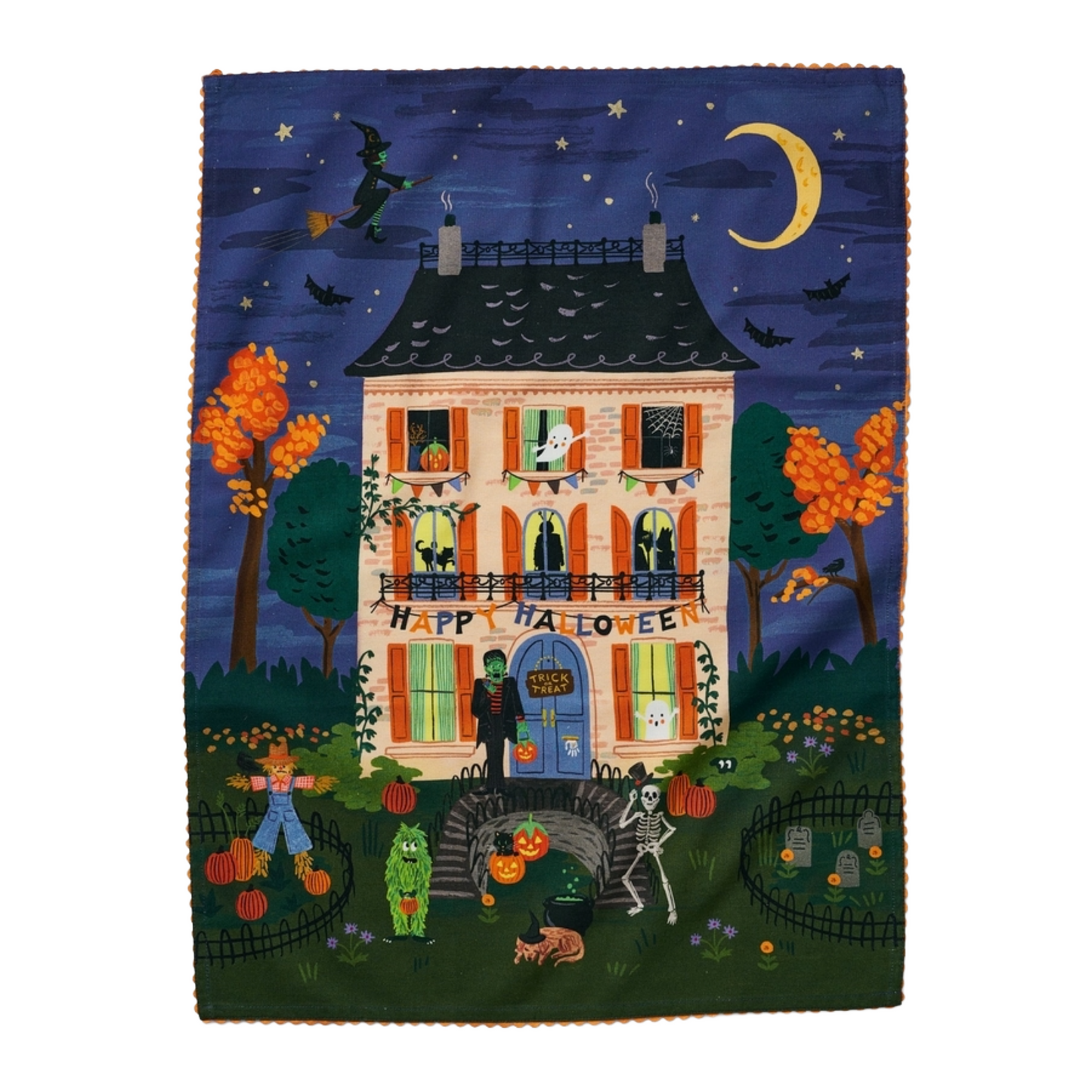 Rifle Paper Co. Haunted House Tea Towel