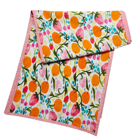 Tutti Frutti Table Runner by Keva Style + Created By&nbsp;