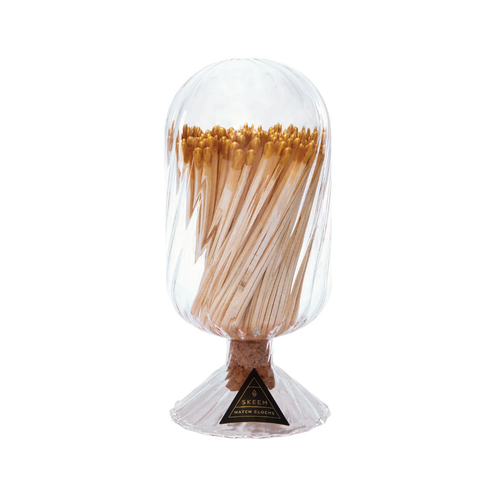 Gold-Tipped Helix Match Cloche