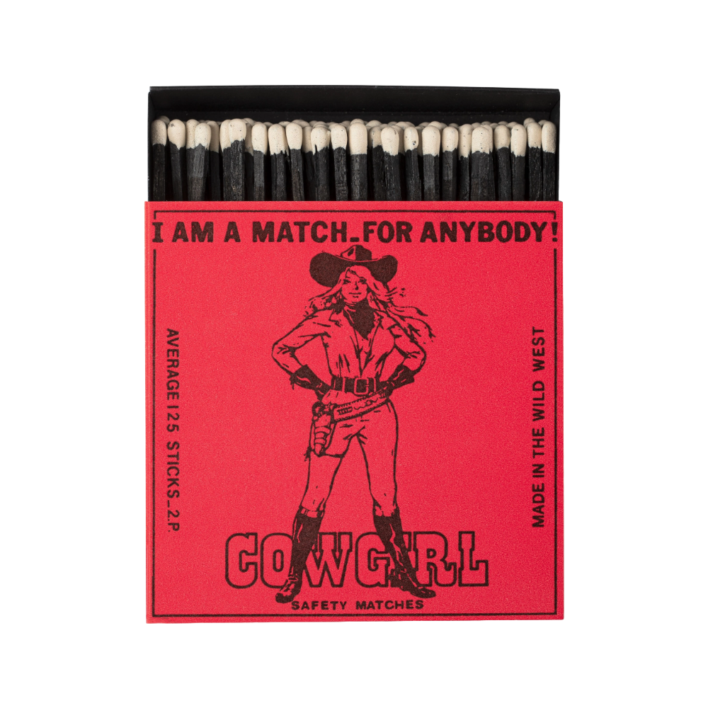 Cowgirl Matchbox by Archivist Gallery