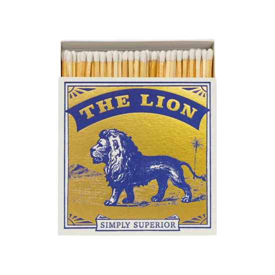 Gold Lion Matchbox