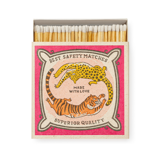 Chasing Big Cats Matchbox by Archivist Gallery