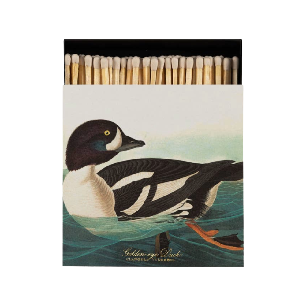 The Golden-Eye Duck Matchbox