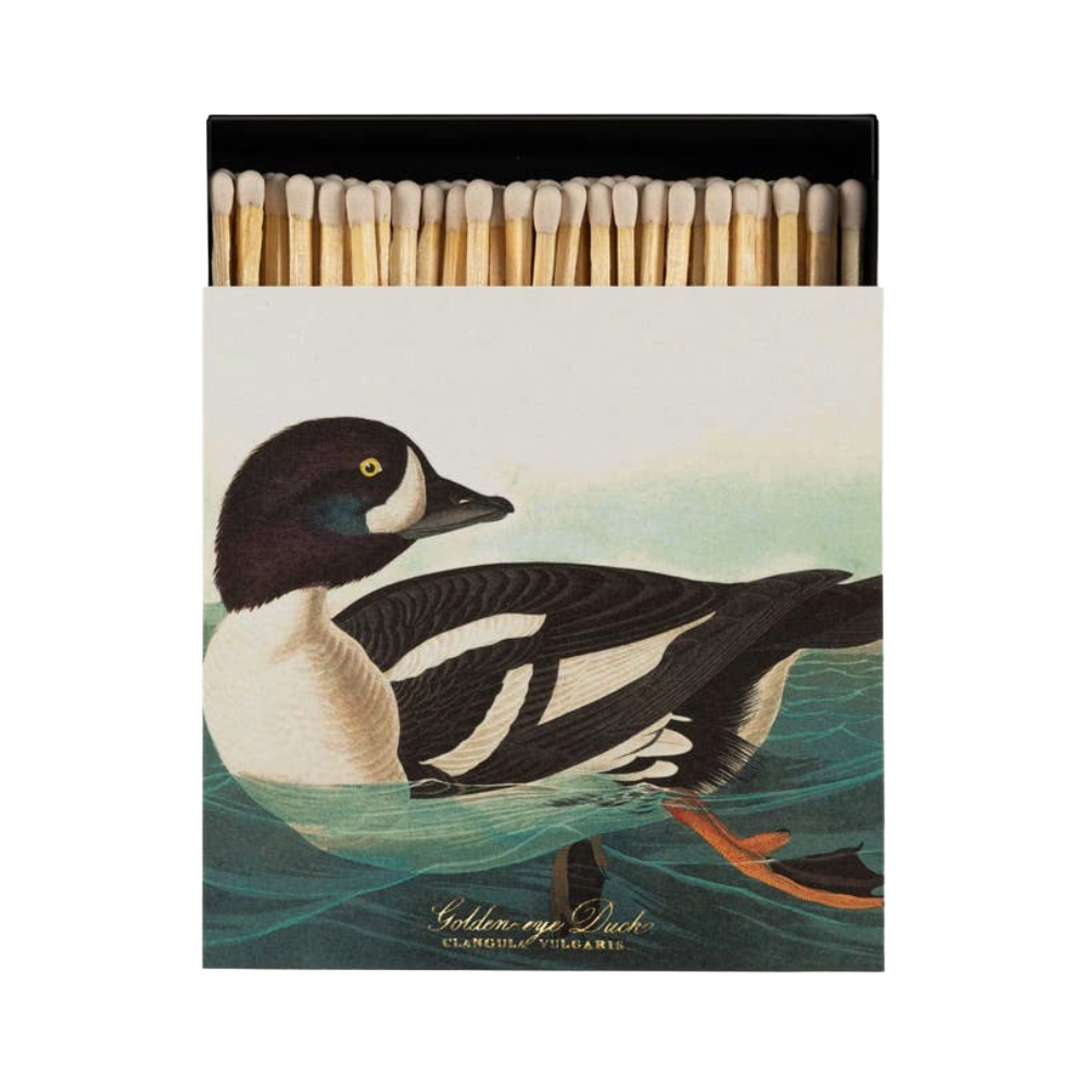 The Golden-Eye Duck Matchbox