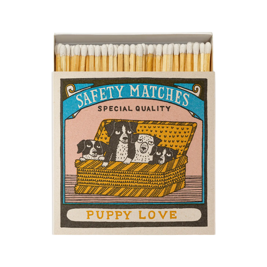 Puppy Love Matchbox by Archivist Gallery