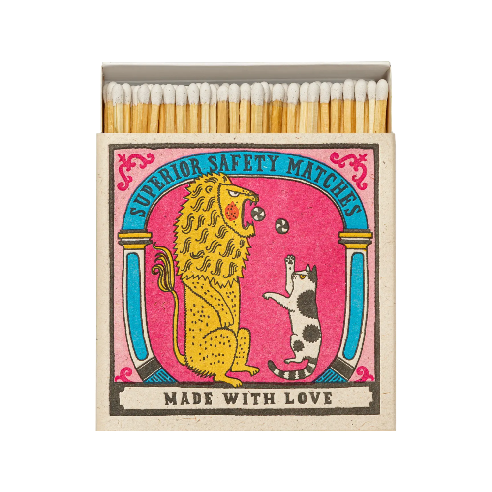 Big Cat Little Cat Matchbox by Archivist Gallery