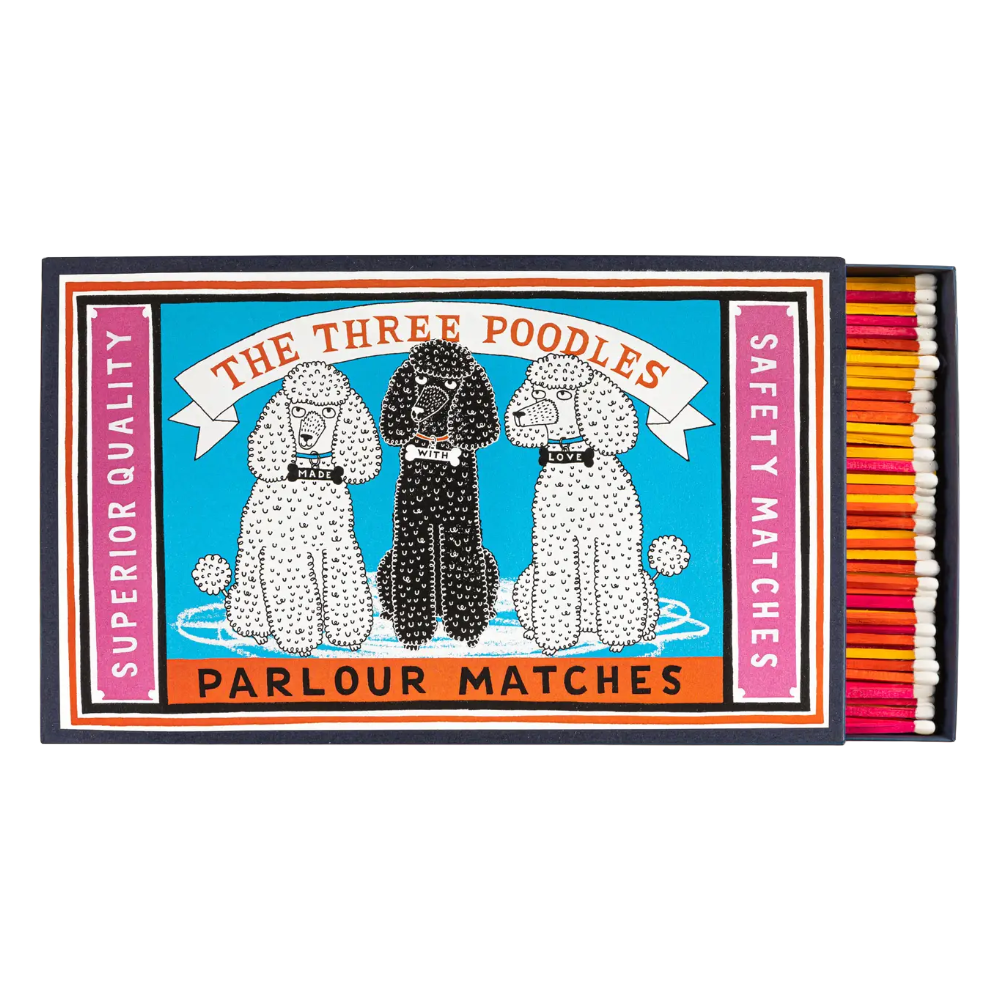 The Three Poodles Giant Matchbox