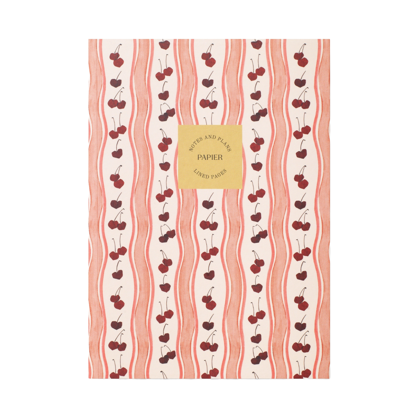 Cherry Wave Notebook by Papier