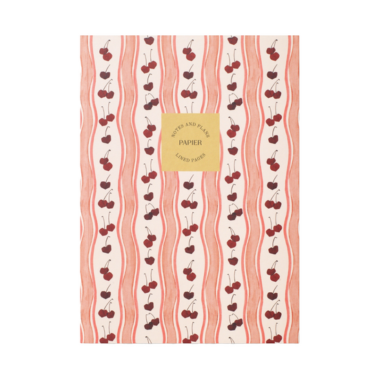 Cherry Wave Notebook by Papier