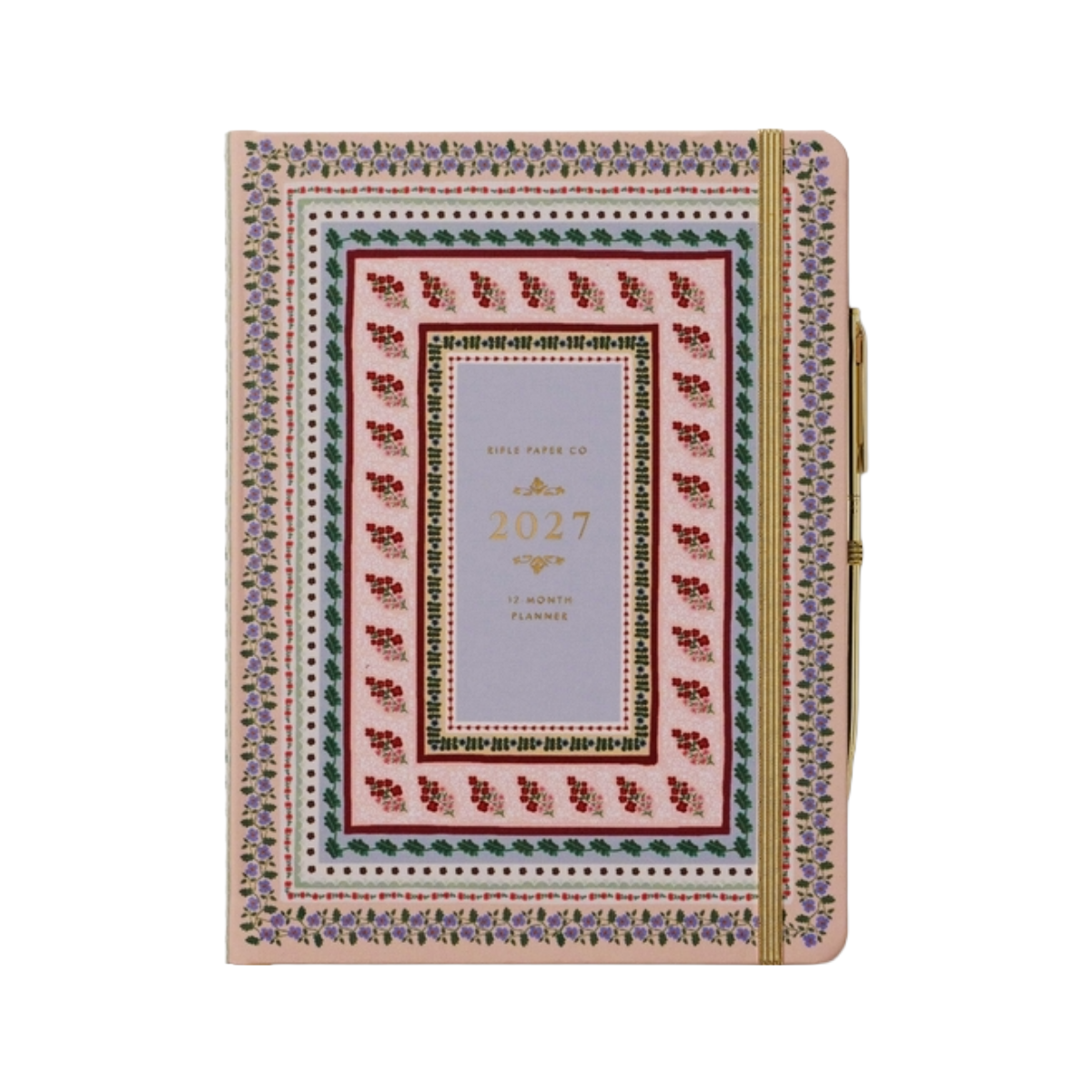 Rifle Paper Co. 2027 Paisley 12-Month Hardcover Planner with Pen