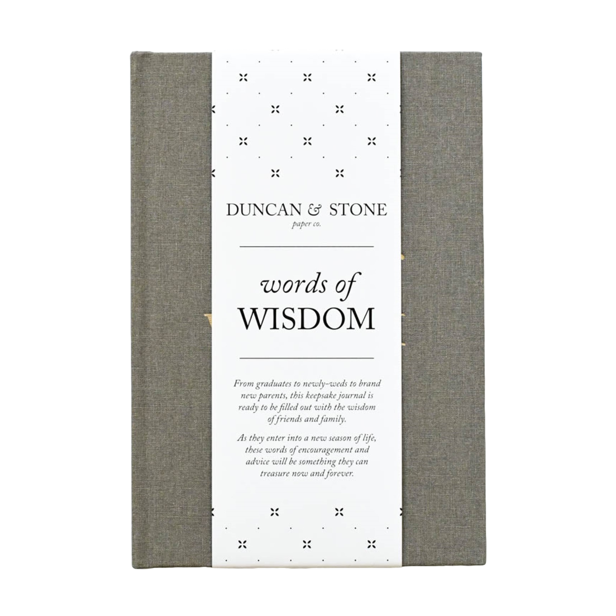 Words of Wisdom Journal by Duncan & Stone Paper Co.