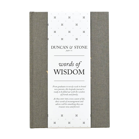 Words of Wisdom Journal by Duncan & Stone Paper Co.