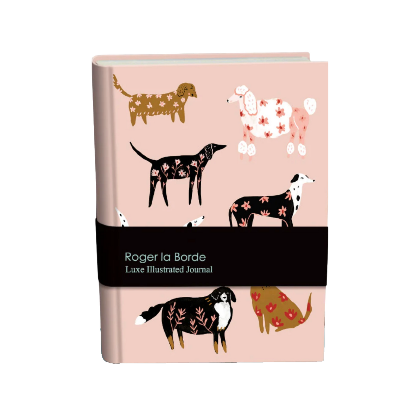 Ginger Pink Dogs Illustrated Journal by Roger La Borde 