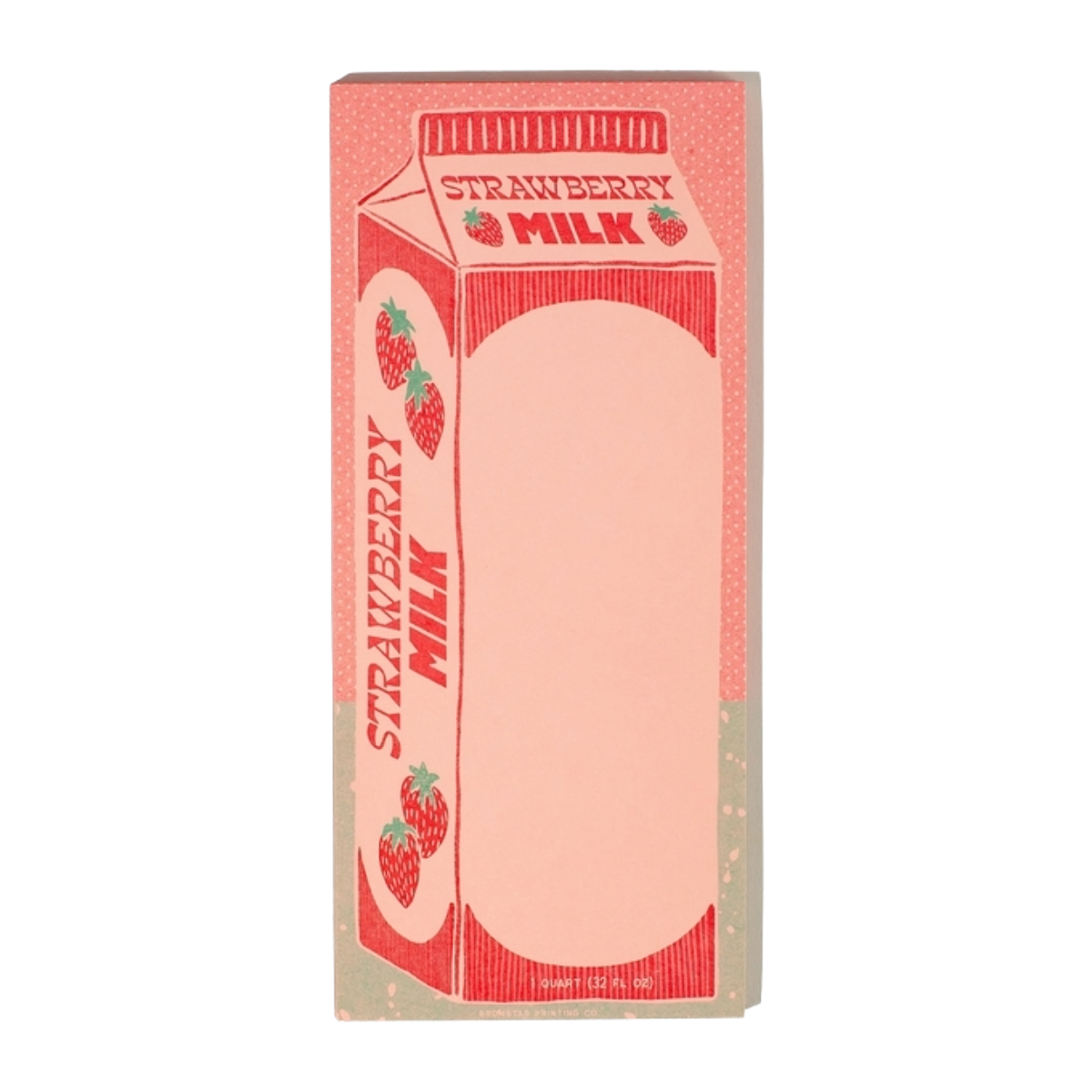 Strawberry Milk Notepad