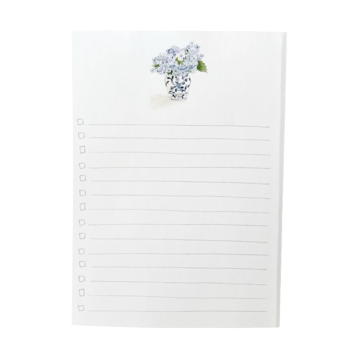 Hydrangea Everyday Checklist Notepad