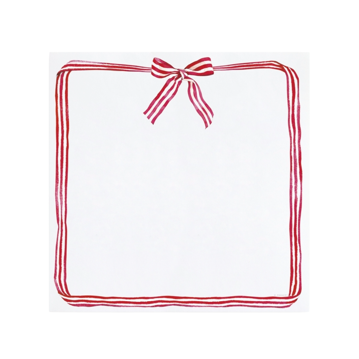 Red Ribbon Candy Chunky Notepad
