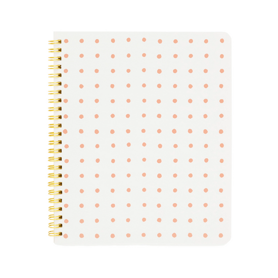 Rose Dot Spiral Notebook by Sugar Paper