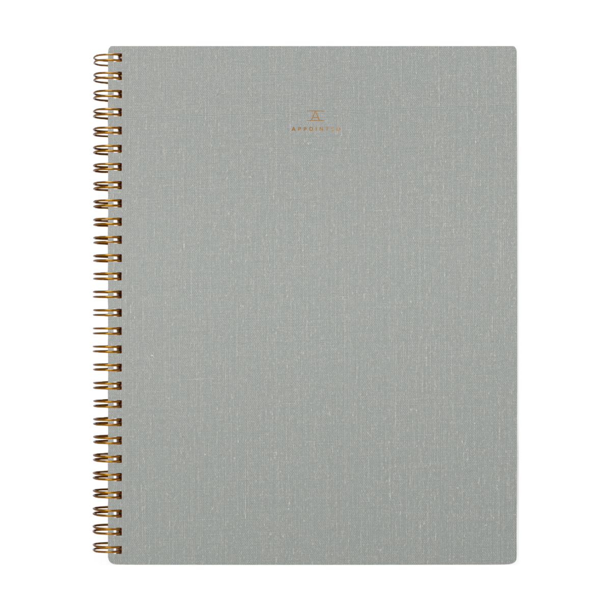 Appointed Dove Gray Notebook, Lined