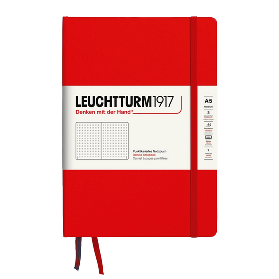 Red Leuchtturm A5 Notebook by Leuchtturm1917