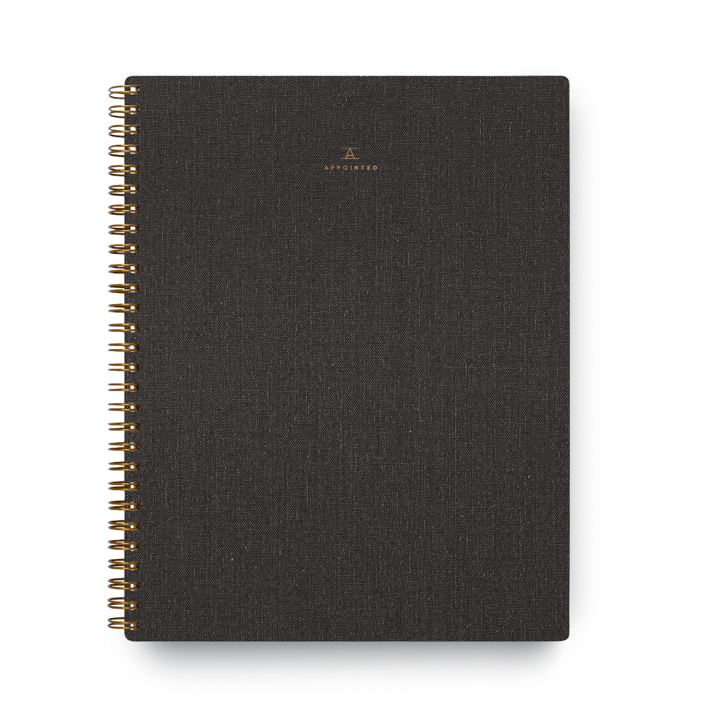 Appointed Charcoal Gray Notebook, Lined