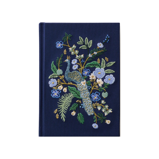 Peacock Embroidered Journal by Rifle Paper Co.