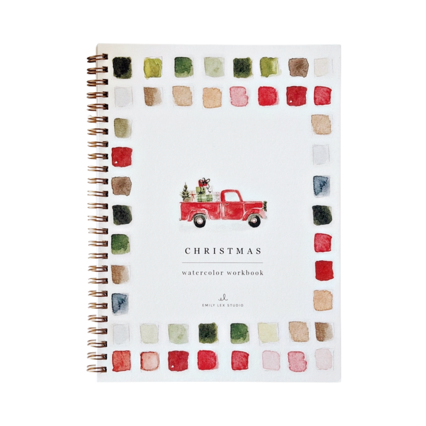 Classic Christmas Watercolor Workbook