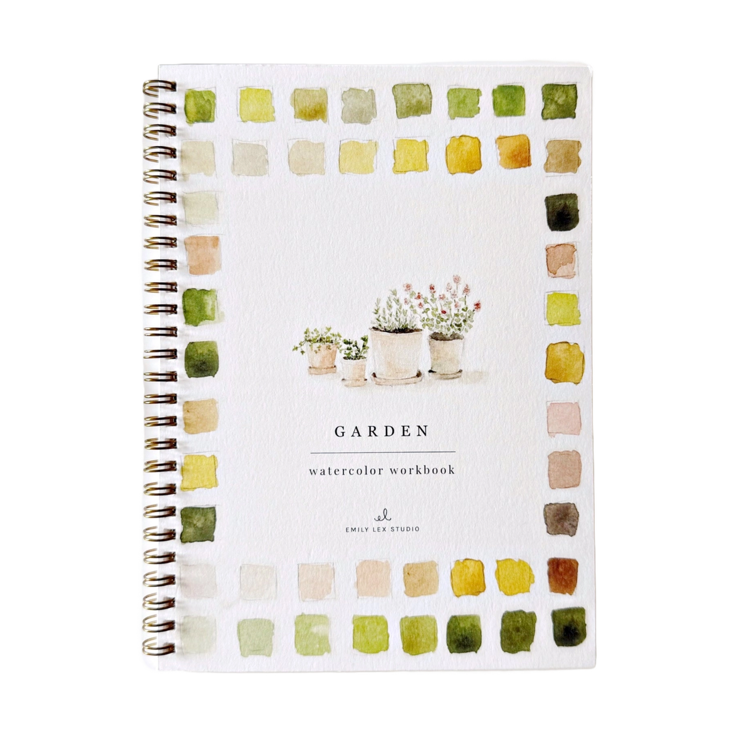 Garden Watercolor Workbook by Emily Lex Studio