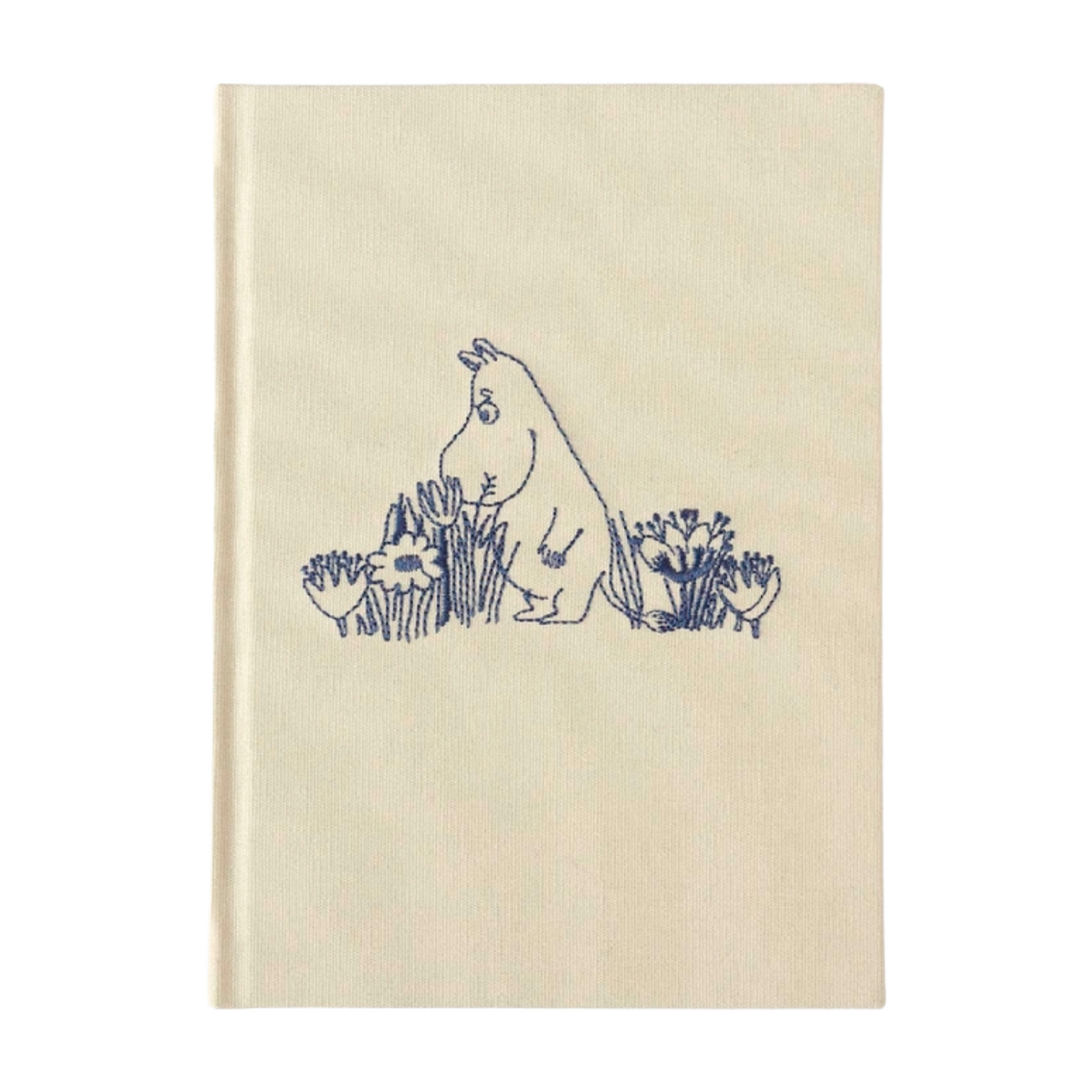 Moomintroll Garden Embroidered Journal with Blank Pages