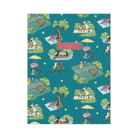 Dog Part Softcover Notebook by Good JuJu Ink