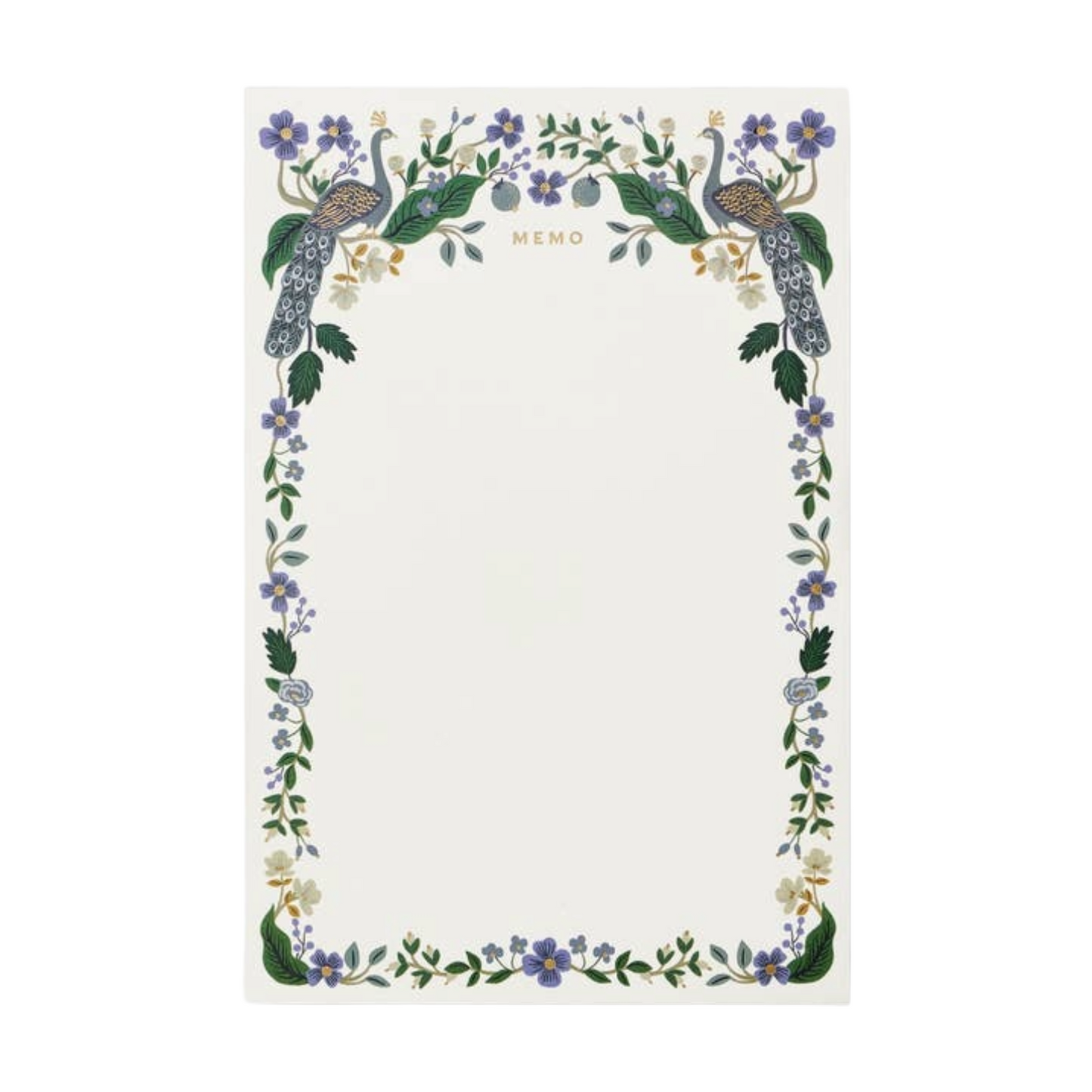 Rifle Paper Co. Peacock Memo Notepad