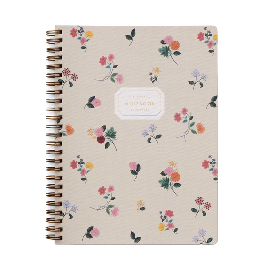 Ditsy Dahlia Spiral Notebook by Rifle Paper Co.