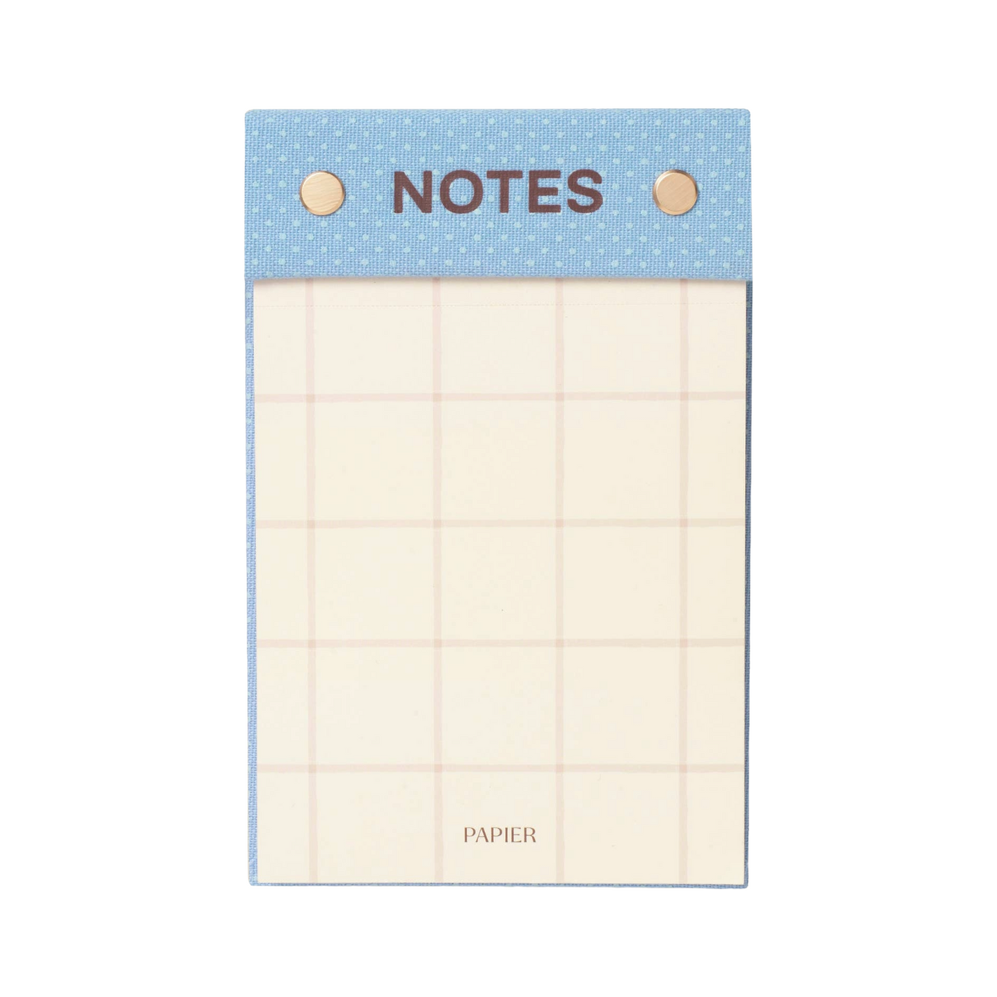 Dot & Check Fabric Hardcover Notepad