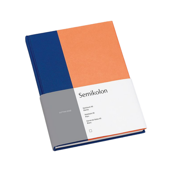 Cobalt Peach Cutting Edge Notebook, Lined