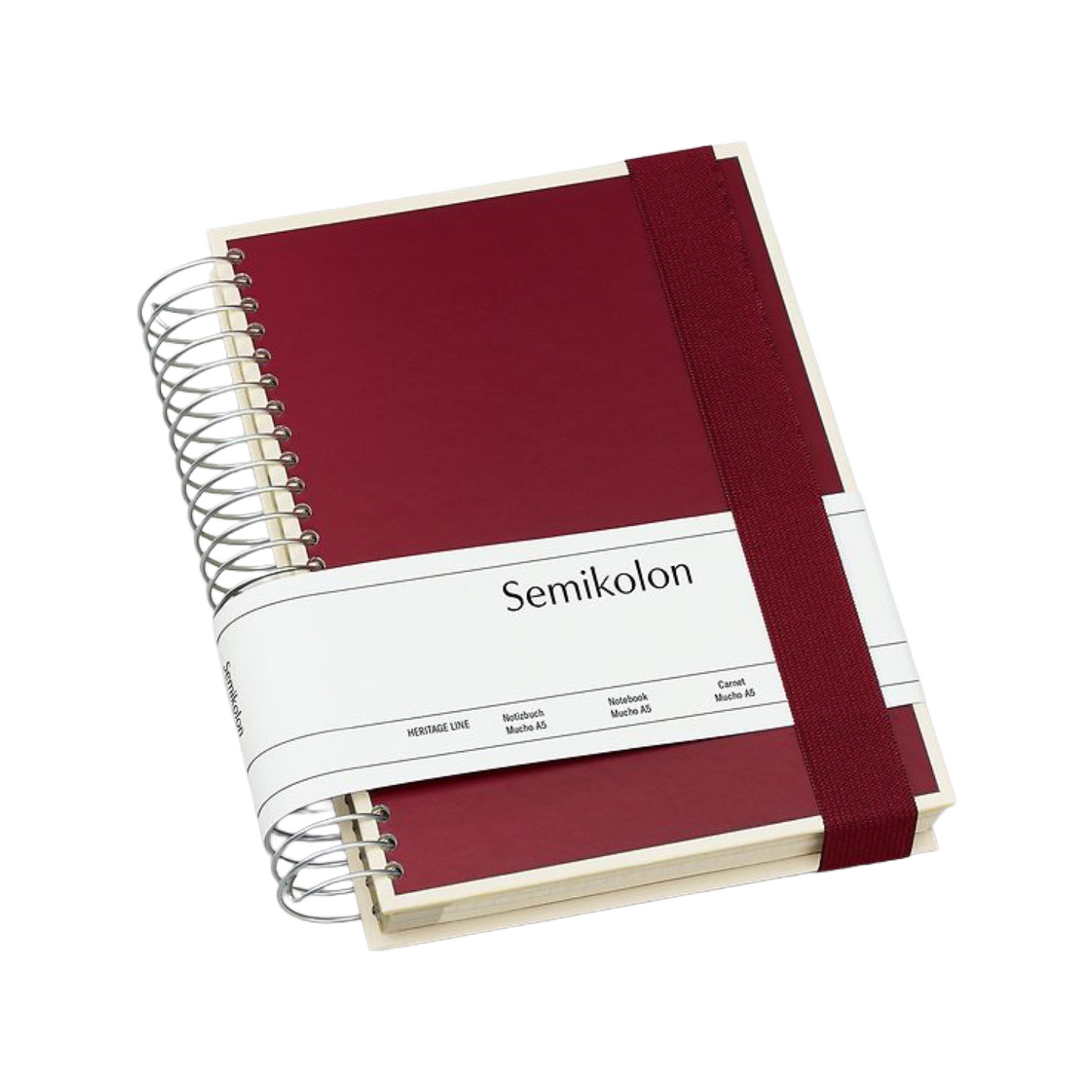 Burgundy Spiral Mucho Spiral Notebook, Lined