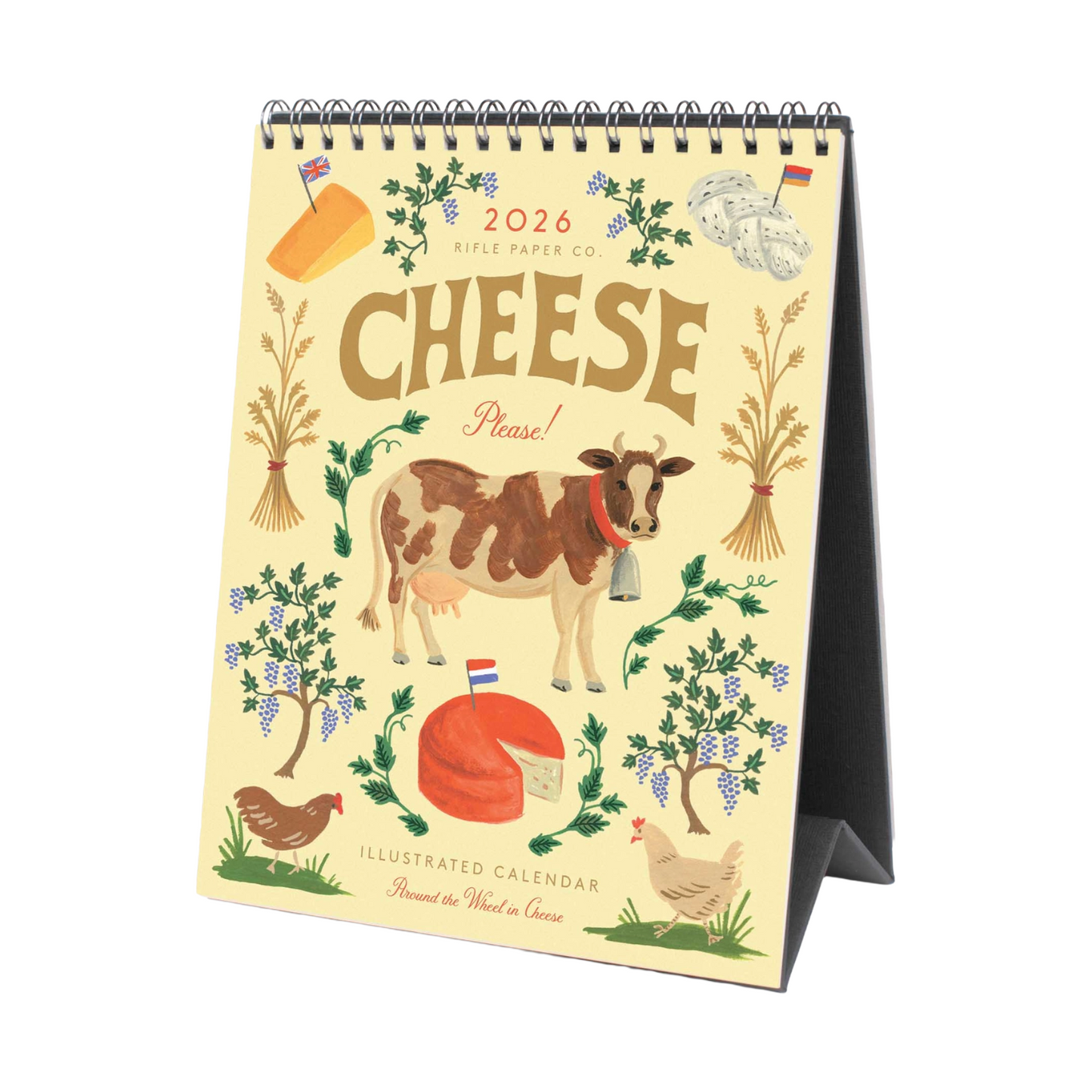 2026 Cheese Desk Calendar