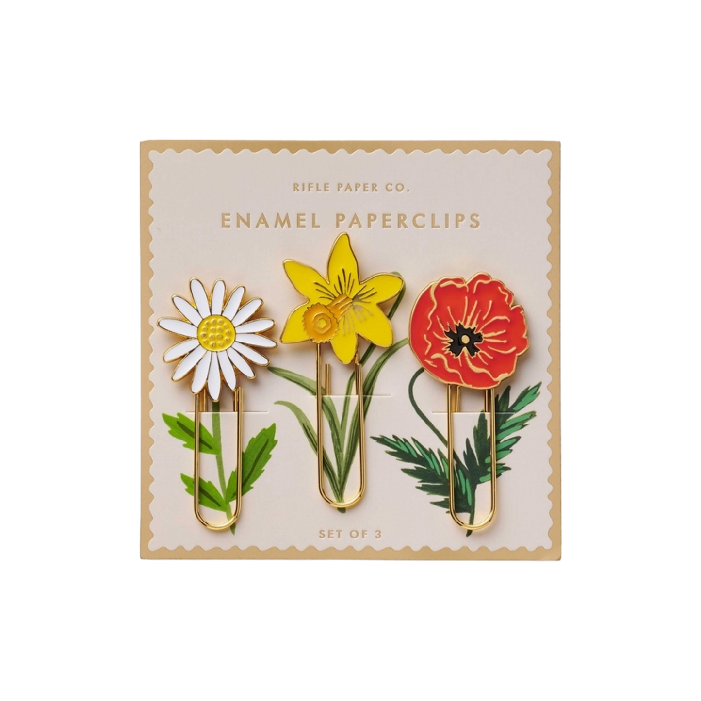 Garden Study Enamel Paper Clip Set by Rifle Paper Co.