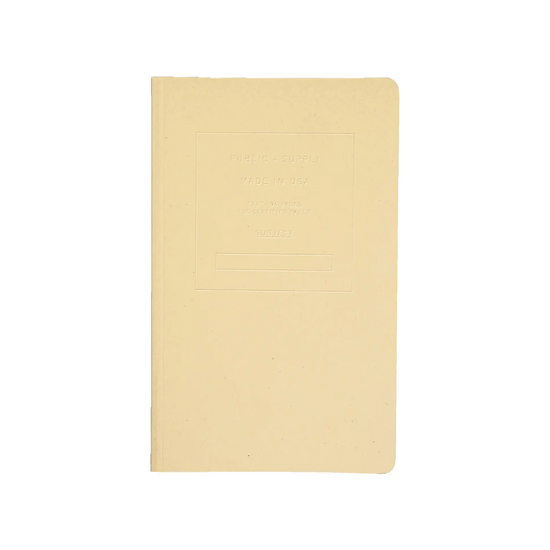 Public Supply Embossed Notebook, Manila