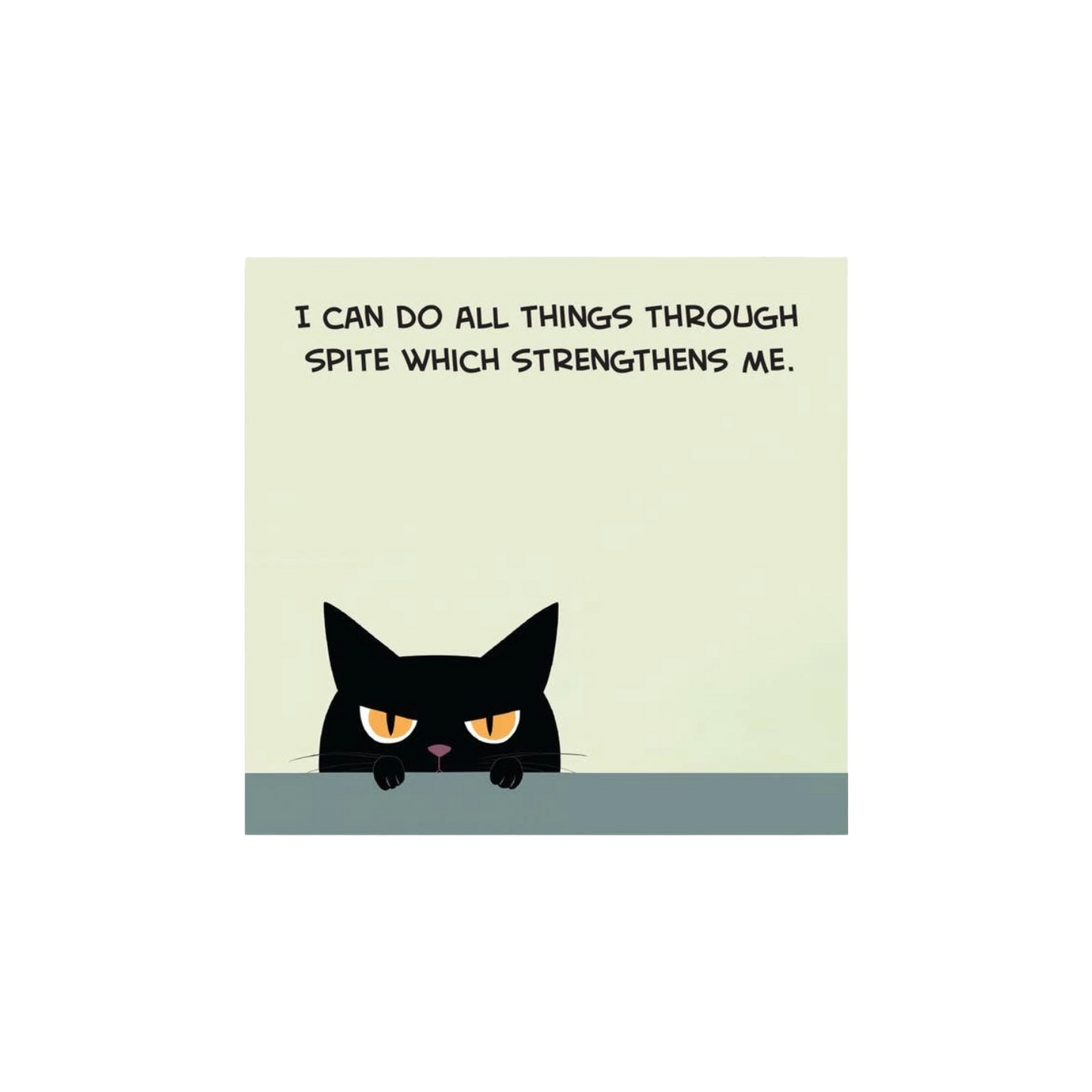 I Can Do All Things Through Spite Sticky Note Pad