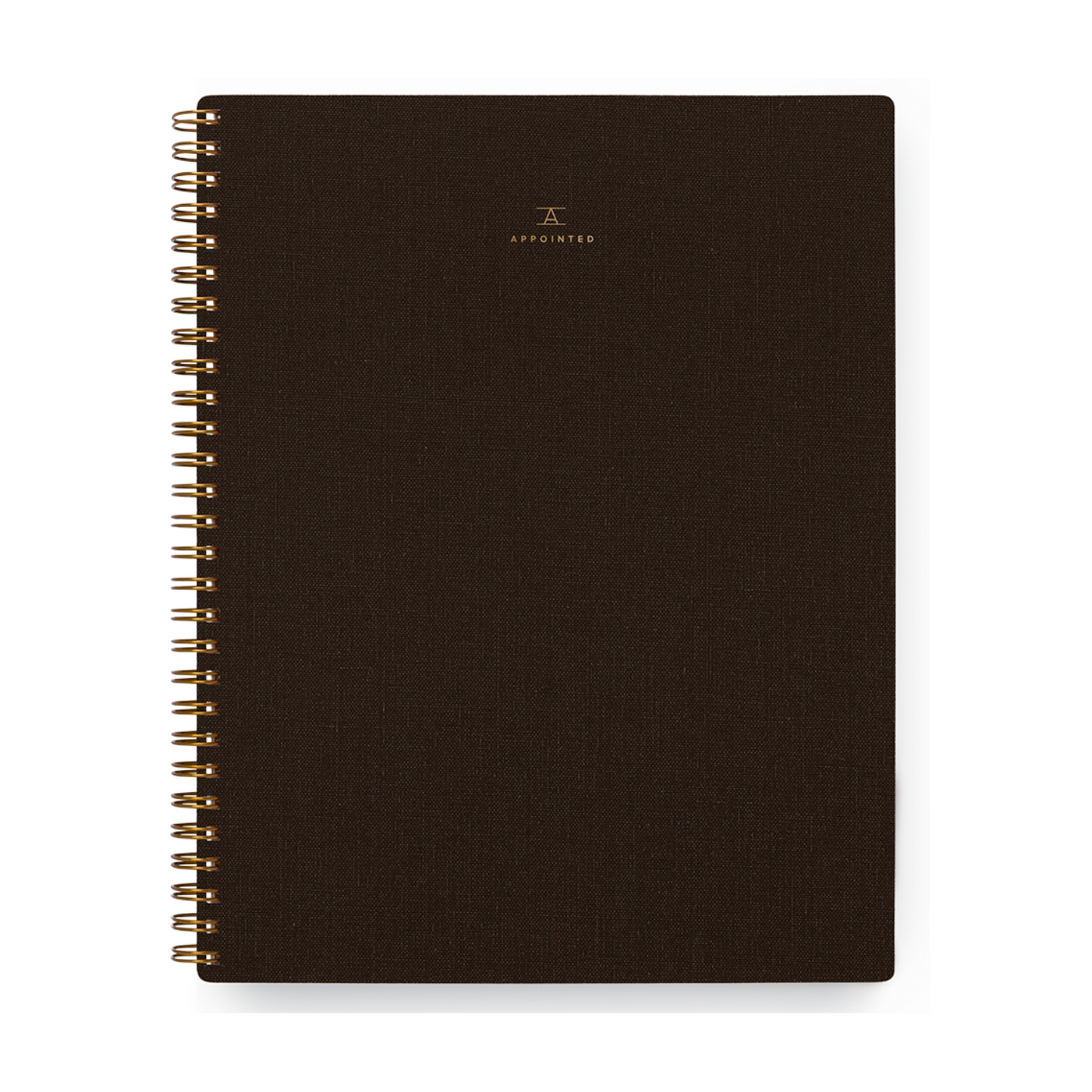 Appointed Espresso Notebook, Lined