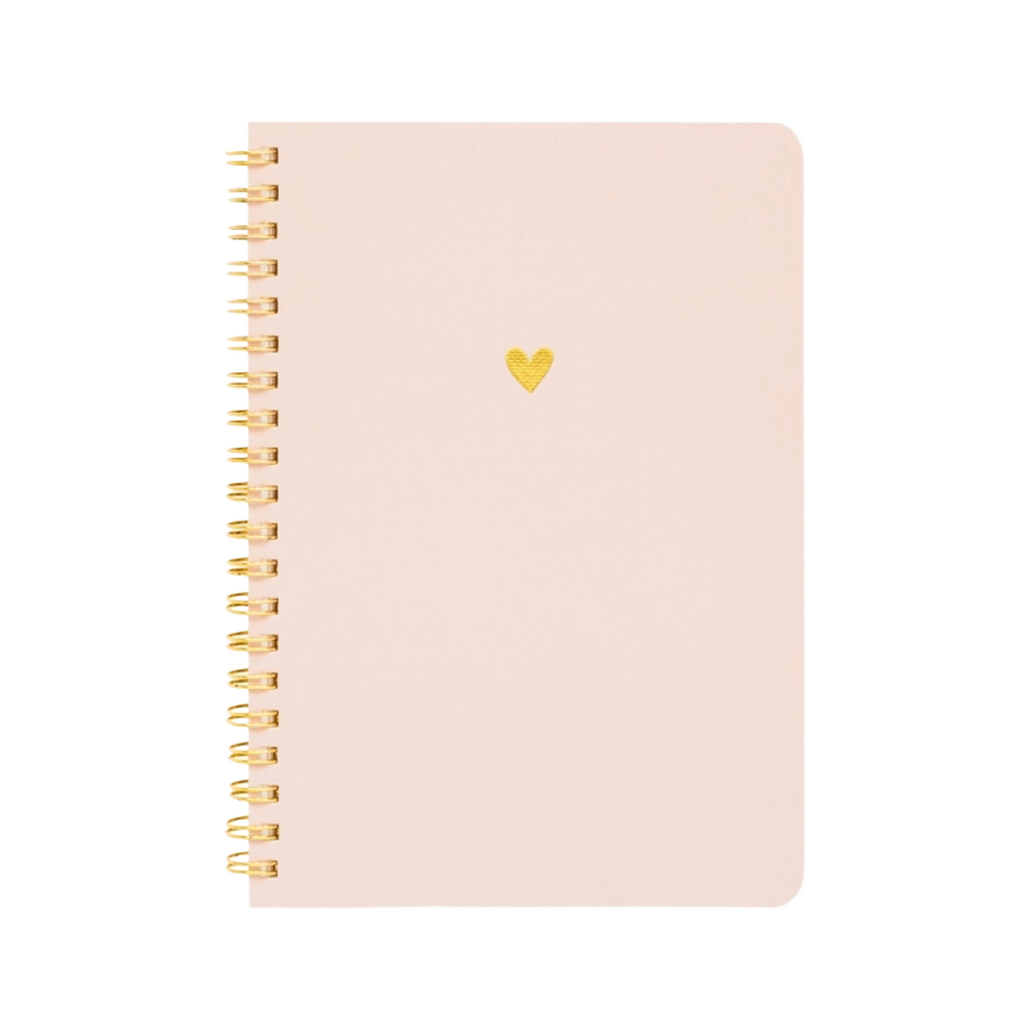 Sugar Paper Rose Heart Mini Spiral Notebook