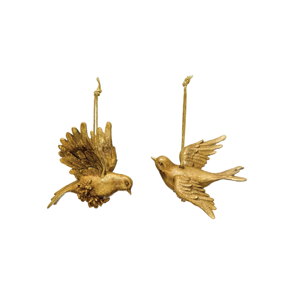 Gold Dove Ornament by Creative Co-op