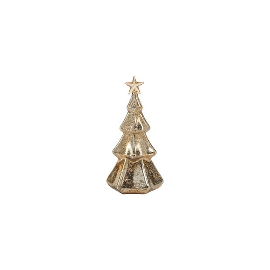 Load image into Gallery viewer, Small Hexagon Antique Gold Tree
